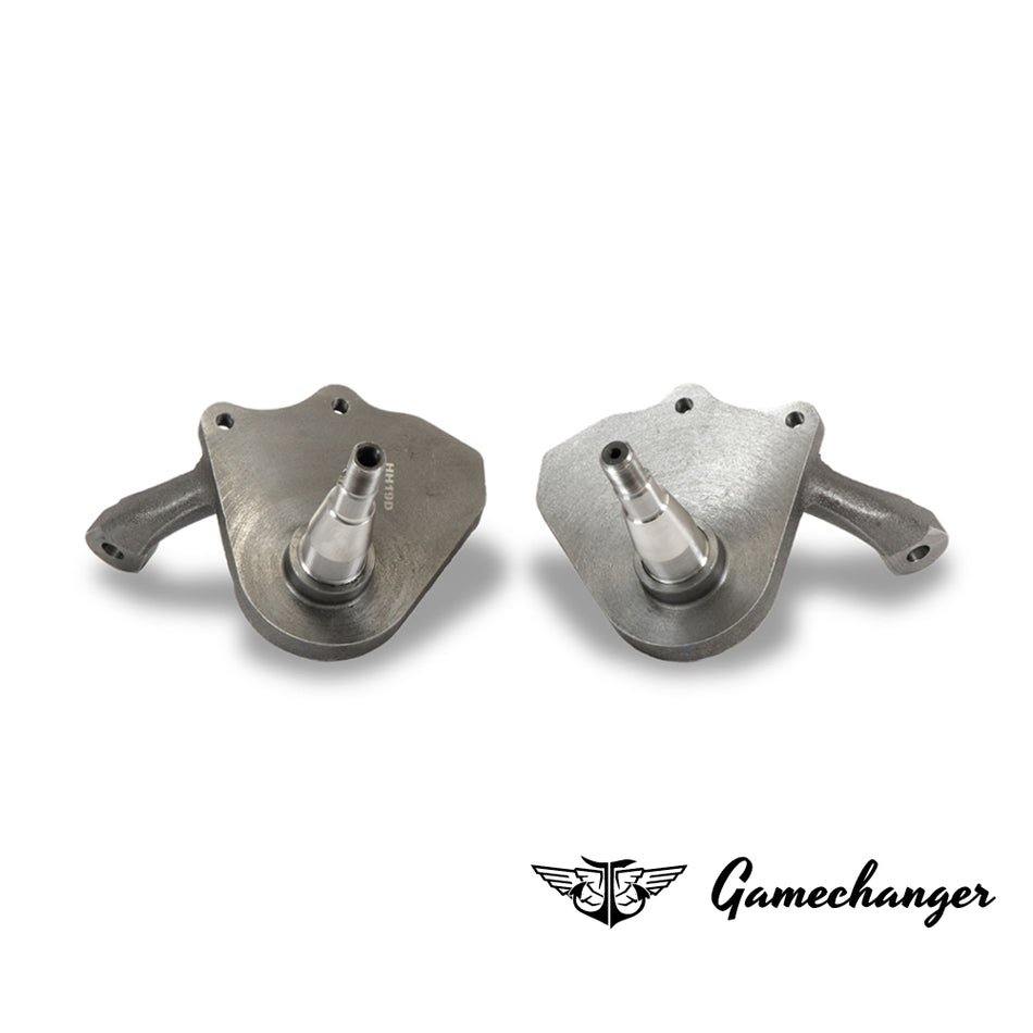 Gamechanger Tieferlegungsachsschenkel (Paar) -  VW Käfer - Bundbolzen - Scheibenbremse