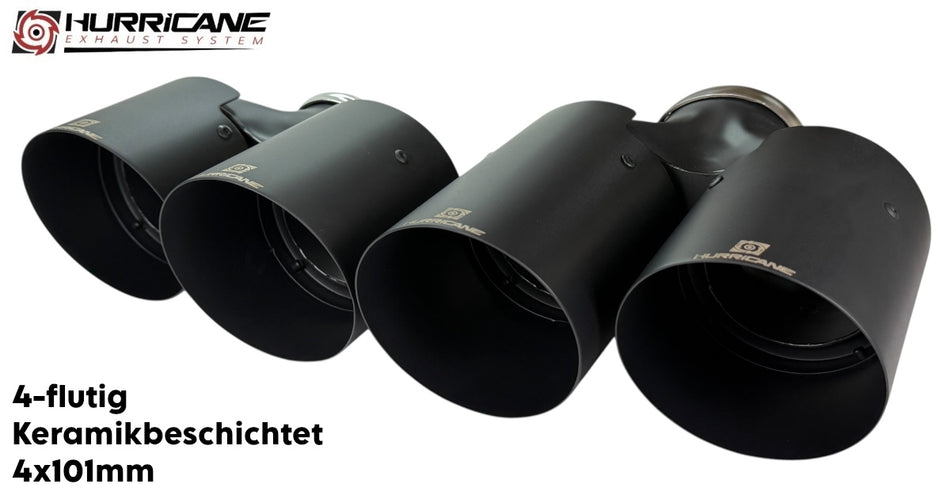 4-flutig schwarz keramikbeschichtet (4x101mm) - HE11045