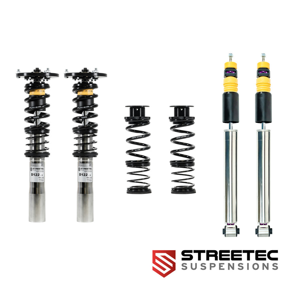 STREETEC ultraLOW Gewindefahrwerk V3 Edelstahl - 50mm mit Stützlager 50500222