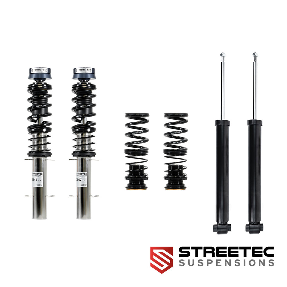 STREETEC ultraLOW Gewindefahrwerk Edelstahl - 2WD mit Stützlager