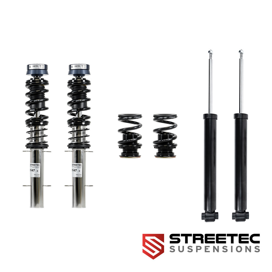 STREETEC ultraLOW Gewindefahrwerk Edelstahl - 4WD mit Stützlager