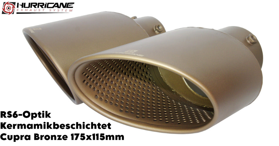 RS6-Style Keramikbeschichtet Kupfer (175x115mm)