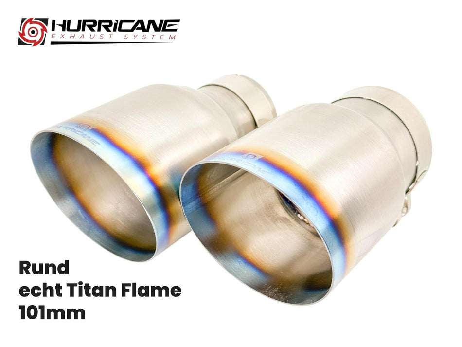 Rund Echt Titan Flame (101mm)