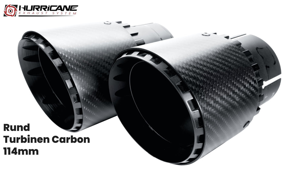Rund Turbinen Carbon (114mm)