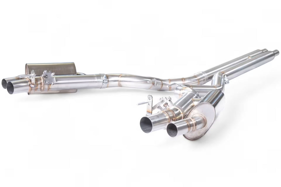 Hurricane 3,5" Abgasanlage für Ford Mustang Coupe 5.0 Gen. 6 FL Mach 1