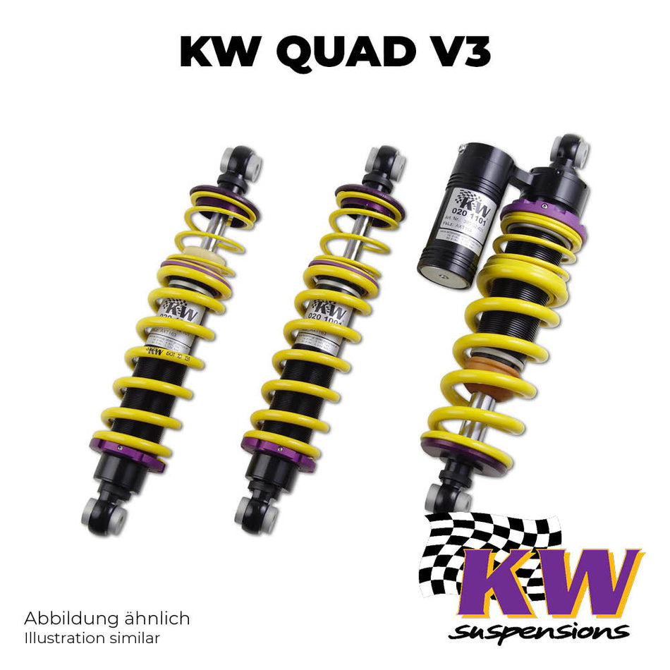 Quad Gewindefahrwerk V3 Aluminium (Härteverstellbar) (Sport|Clubsport) [35206003]