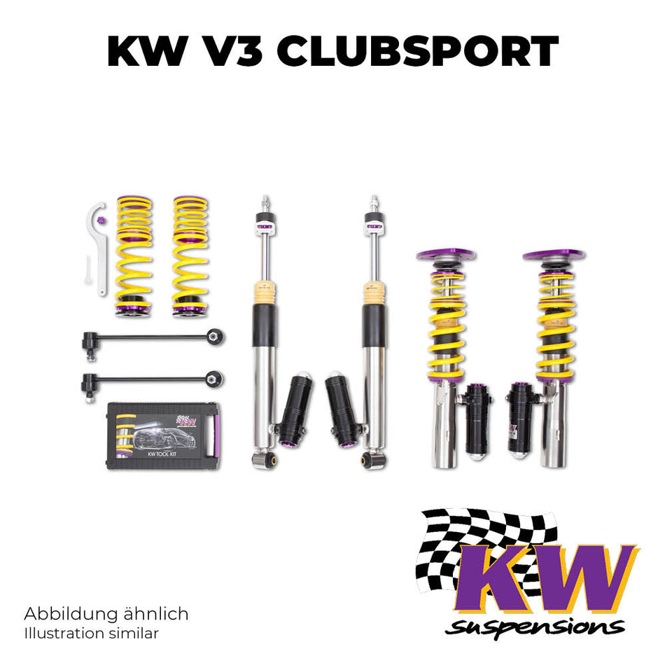 Gewindefahrwerk V3 Clubsport inkl. Stützlager (Sport|Clubsport|Racetrack) [35271809]