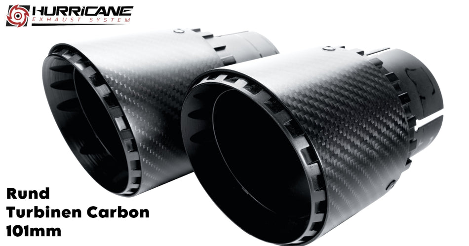 Rund Turbinen Carbon (101mm)
