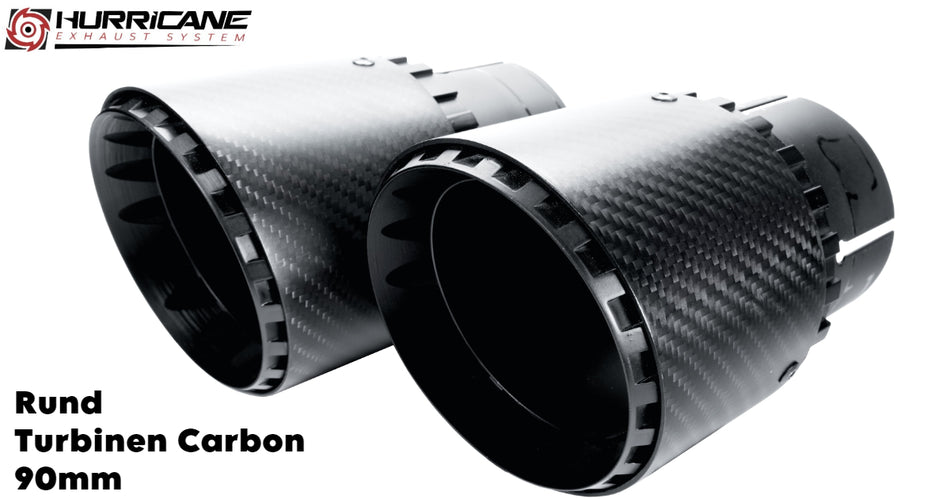 Rund Turbinen Carbon (90mm)