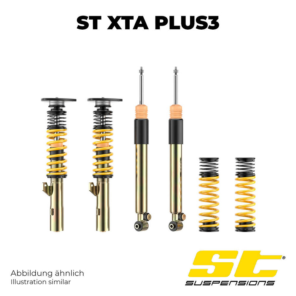Gewindefahrwerk ST XTA plus 3 Stahl verzinkt (härteverstellbar mit Stützlager) (Sport|Clubsport) [1820220821]