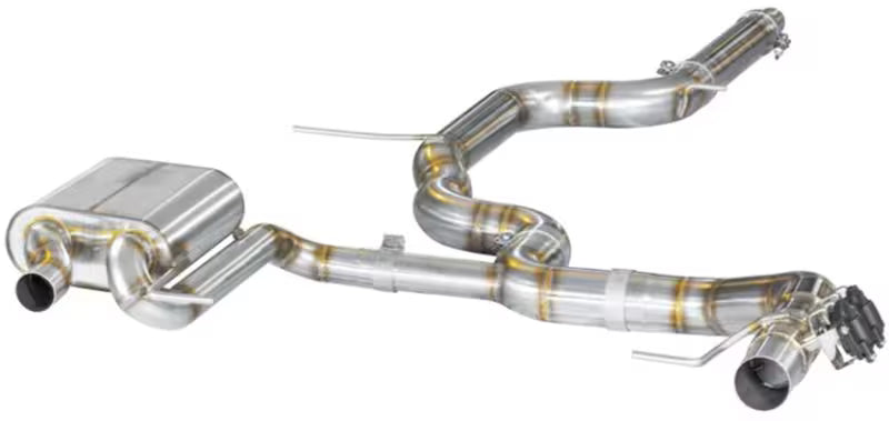 Hurricane 3,5" Abgasanlage für Seat Leon Cupra ST 300 FWD 5F V2 Doppelauspuffoptik