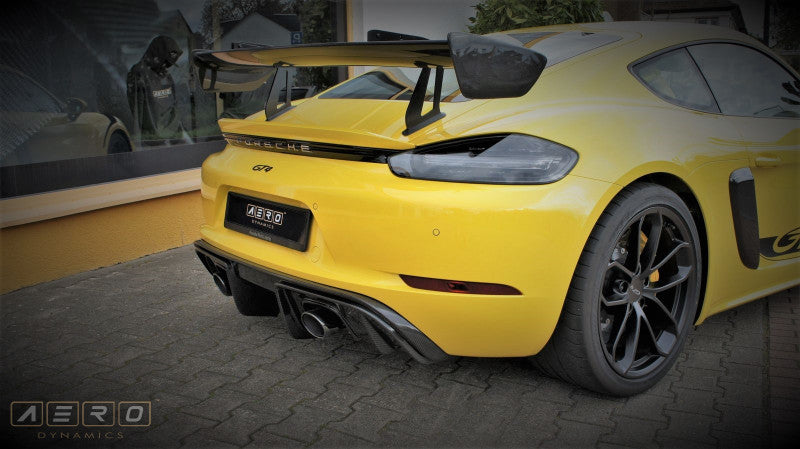 AERO Diffusor Carbon für Porsche 718 Cayman GT4 / GT4RS / Spyder / Cayman/Boxster GTS 4.0