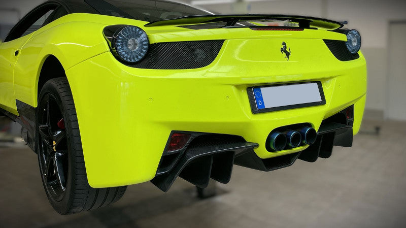 AERO Diffusor-Set (3-tlg.) Carbon für Ferrari 458 Italia / Spider