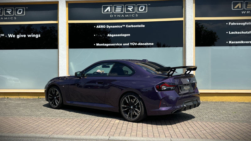 AERO Heckflügel GT-Flex Curved Carbon für BMW M240i G42 Coupe