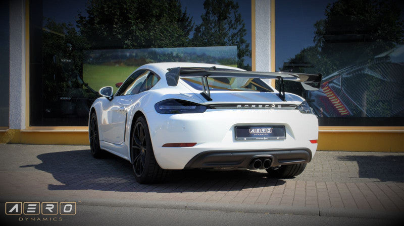 AERO Heckflügel Schwanenhals Carbon für Porsche 718 Cayman (982) / 981