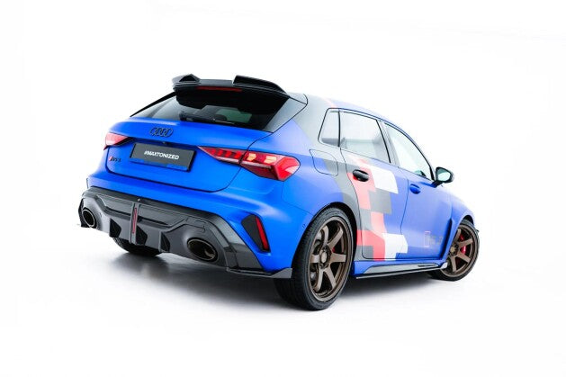 Carbon Diffusor Flaps passend für Audi RS3 Sportback 8Y Facelift