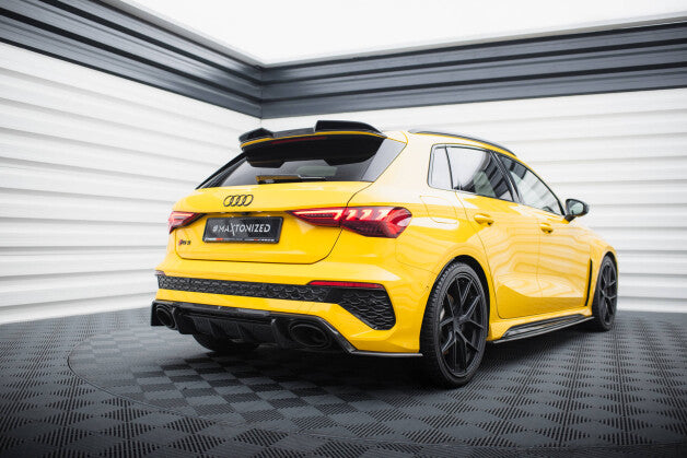 Carbon Diffusor Flaps passend für Audi RS3 Sportback 8Y