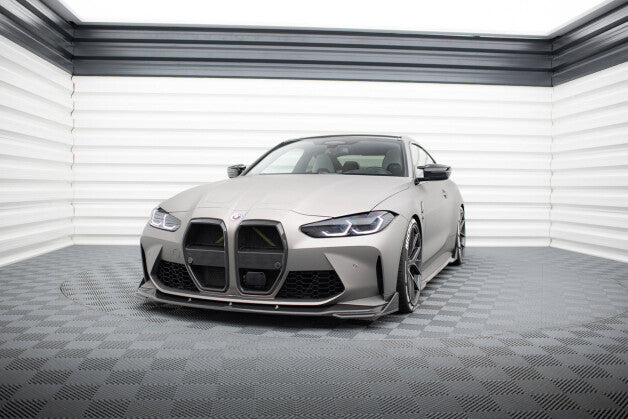 Carbon Front Stoßstange Flaps passend für BMW M4 G82 / G82 FL