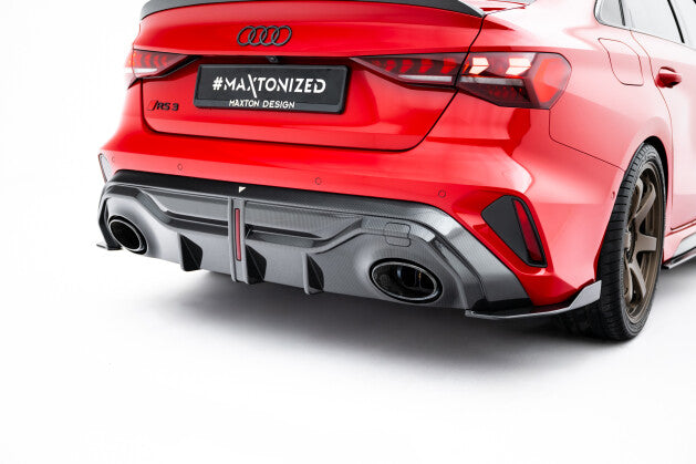 Carbon Heckansatz Diffusor passend für Audi RS3 Limousine 8Y FL