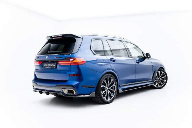 Carbon Heckansatz Diffusor passend für BMW X7 M-Paket G07 / G07 FL mit AHK
