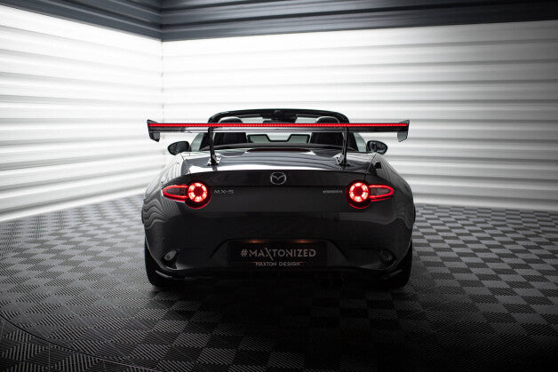 Carbon Heckspoiler Heckflügel + LED passend für JDM Style + LED Mazda MX-5 ND (Mk4)