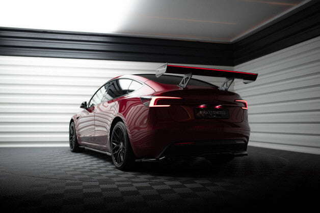 Carbon Heckspoiler Heckflügel + LED passend für Tesla Model 3 (4255647856992)