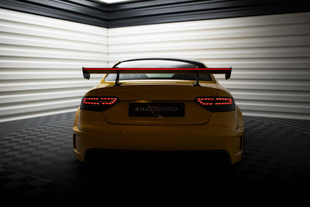 Carbon Heckspoiler Heckflügel mit Schwan Halterung + LED passend für Audi A5 Coupe 8T