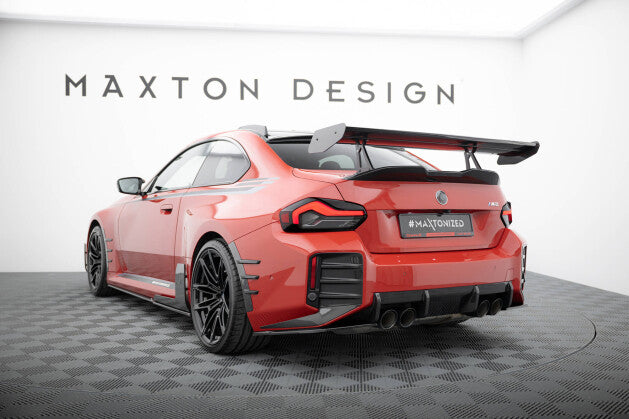 Carbon Heckspoiler Heckflügel mit Schwan Halterung passend für BMW M2 G87