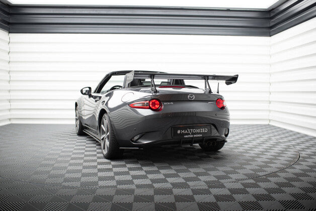Carbon Heckspoiler Heckflügel mit Schwan Halterung passend für Mazda MX-5 ND (Mk4)