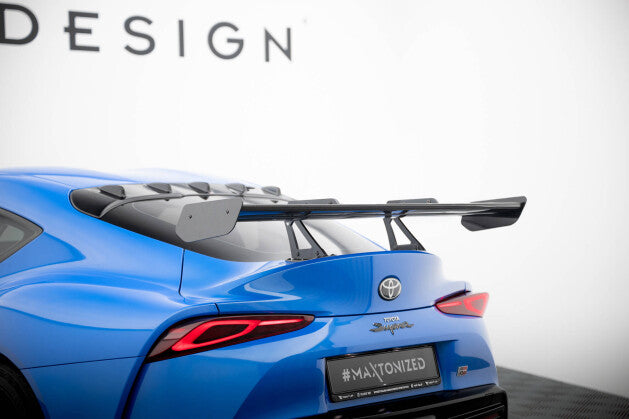 Carbon Heckspoiler Heckflügel mit Schwan Halterung passend für Toyota Supra Mk5