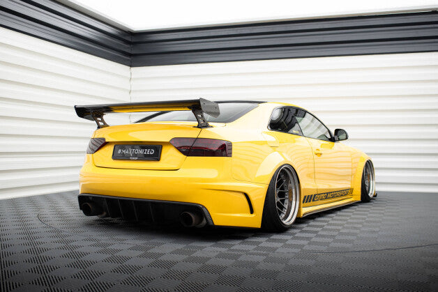 Carbon Heckspoiler Heckflügel Standfuß Außen passend für Audi A5 Coupe 8T