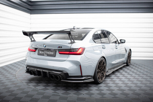 Carbon Heckspoiler Heckflügel Standfuß Außen passend für BMW M3 G80 / M340i G20 / 3 M-Paket G20 / 3 Standard G20