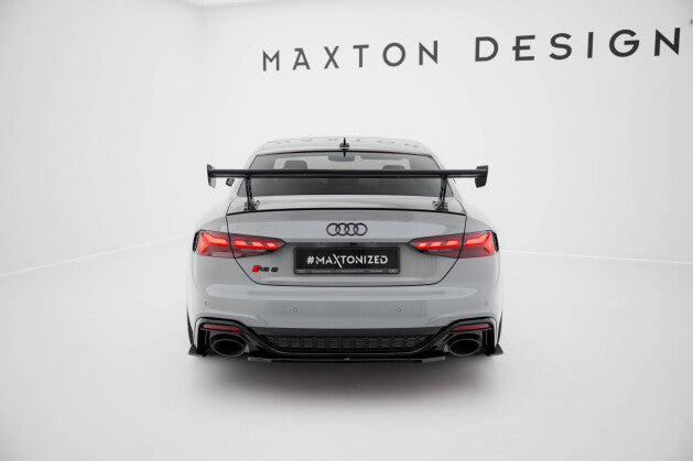 Carbon Heckspoiler Heckflügel Standfuß Außen V.2 passend für Audi A5 / A5 S-Line / S5 / RS5 Coupe F5 / F5 FL