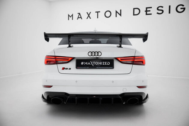 Carbon Heckspoiler Heckflügel Standfuß Innen passend für Audi A3 / A3 S-Line / S3 / RS3 Limousine 8V / 8V FL