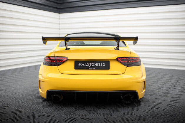 Carbon Heckspoiler Heckflügel Standfuß Innen passend für Audi A5 Coupe 8T