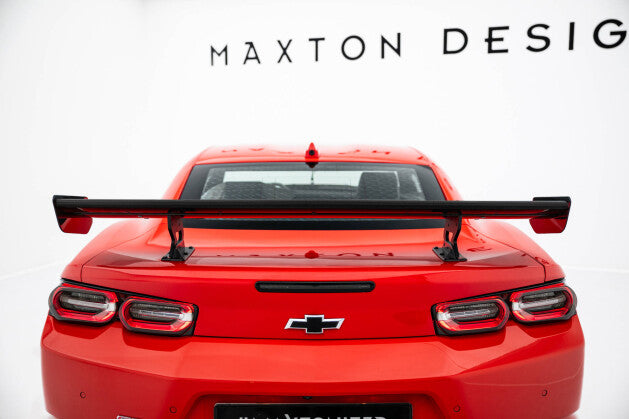 Carbon Heckspoiler Heckflügel Standfuß Innen passend für Chevrolet Camaro SS Mk6 FL