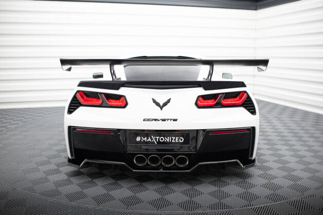 Carbon Heckspoiler Heckflügel Standfuß Innen passend für Chevrolet Corvette Stingray / Grand Sport C7