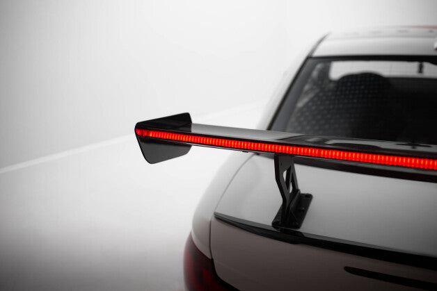 Carbon Heckspoiler Heckflügel Standfuß Innen V.1 + LED passend für BMW 1er M E82