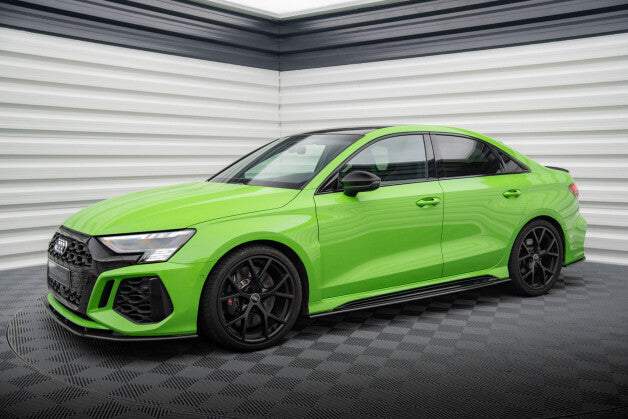 Carbon Seitenschweller Ansatz (Paar) passend für Audi RS3 Limousine / Sportback 8Y