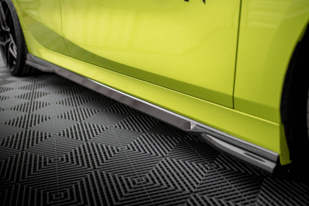 Carbon Seitenschweller Ansatz (Paar) passend für BMW 1er M-Paket/ M135i / 128ti F40