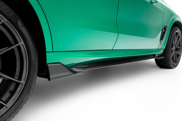 Carbon Seitenschweller Ansatz (Paar) passend für BMW X5 M F95 FL