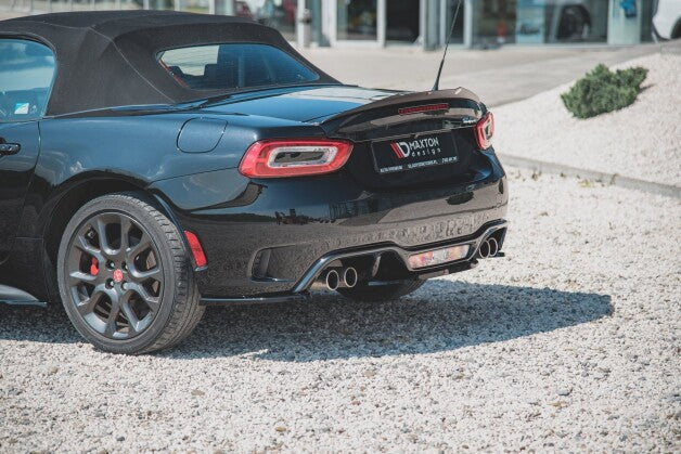 Diffusor Flaps passend für ABARTH 124 Spider schwarz matt
