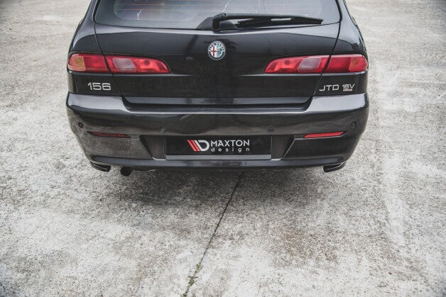 Diffusor Flaps passend für Alfa Romeo 156 SW FL schwarz Hochglanz