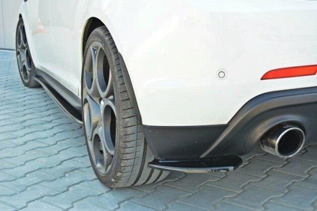 Diffusor Flaps passend für Alfa Romeo Giulietta Zender schwarz Hochglanz