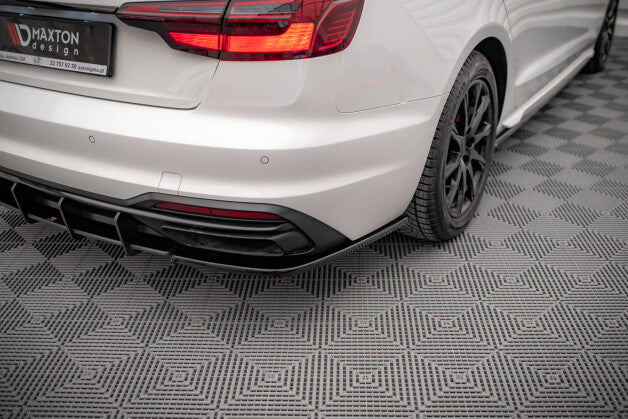 Diffusor Flaps passend für Audi A4 B9 FL schwarz Hochglanz