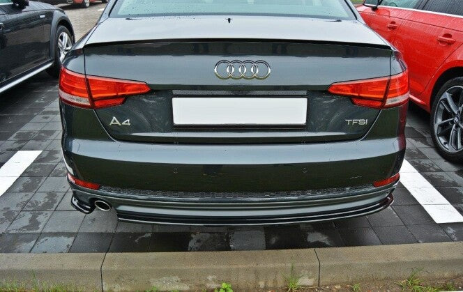 Diffusor Flaps passend für Audi A4 B9 S-Line schwarz Hochglanz (4251937803189)