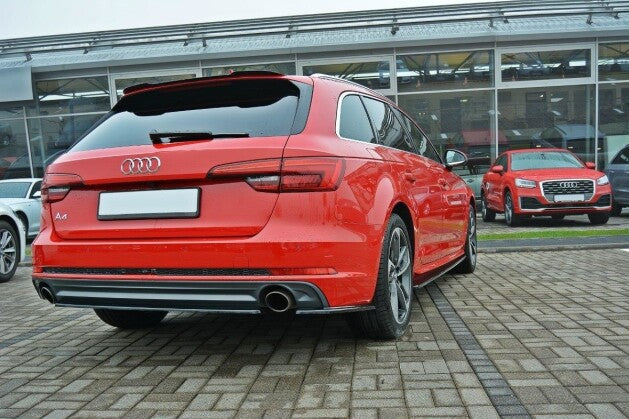 Diffusor Flaps passend für Audi A4 B9 S-Line schwarz Hochglanz (4251937803066)
