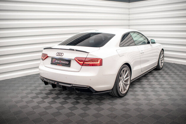 Diffusor Flaps passend für Audi A5 Coupe 8T FL schwarz Hochglanz