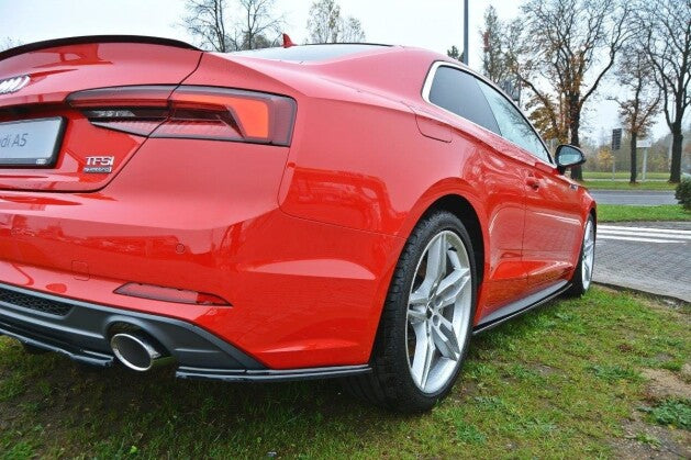 Diffusor Flaps passend für Audi A5 F5 S-Line schwarz Hochglanz