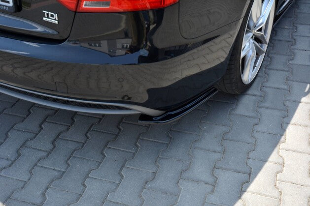 Diffusor Flaps passend für Audi A5 S-Line 8T FL Sportback schwarz Hochglanz